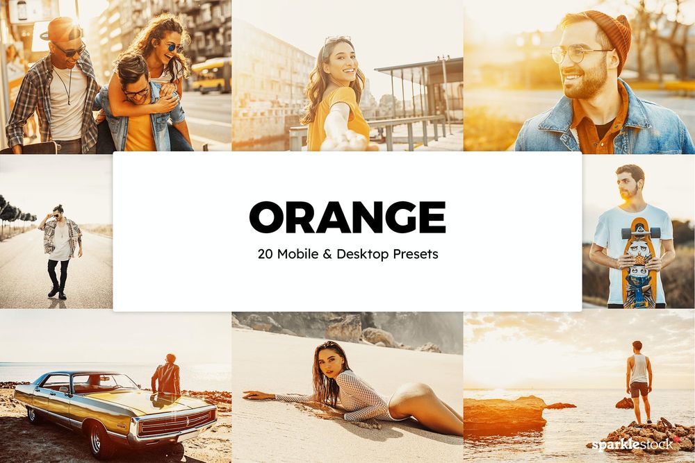 20款 Orange Lightroom Presets & LUTs