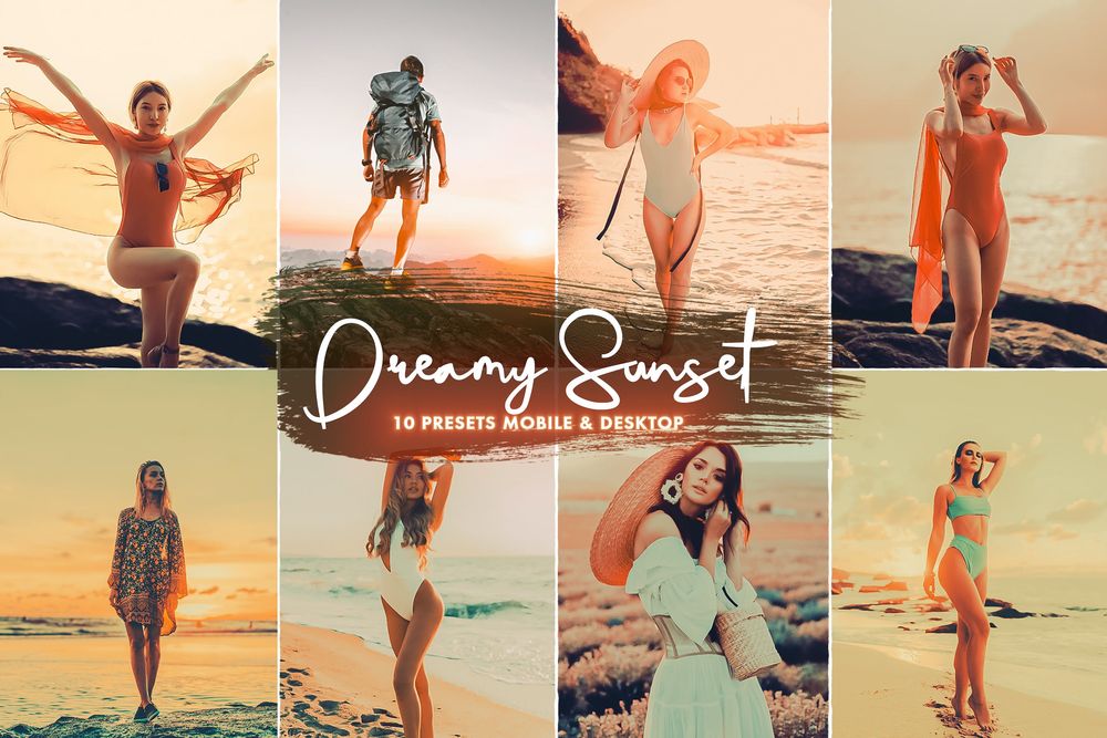 7款梦幻般的日落画面效果主题照片预设
