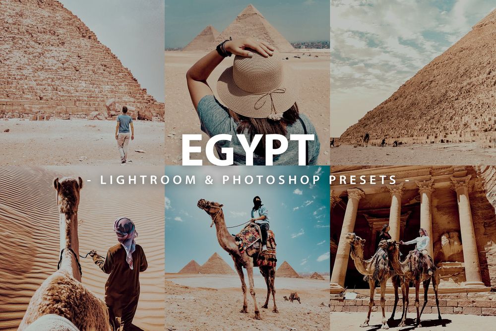 埃及古建筑场景拍照预设