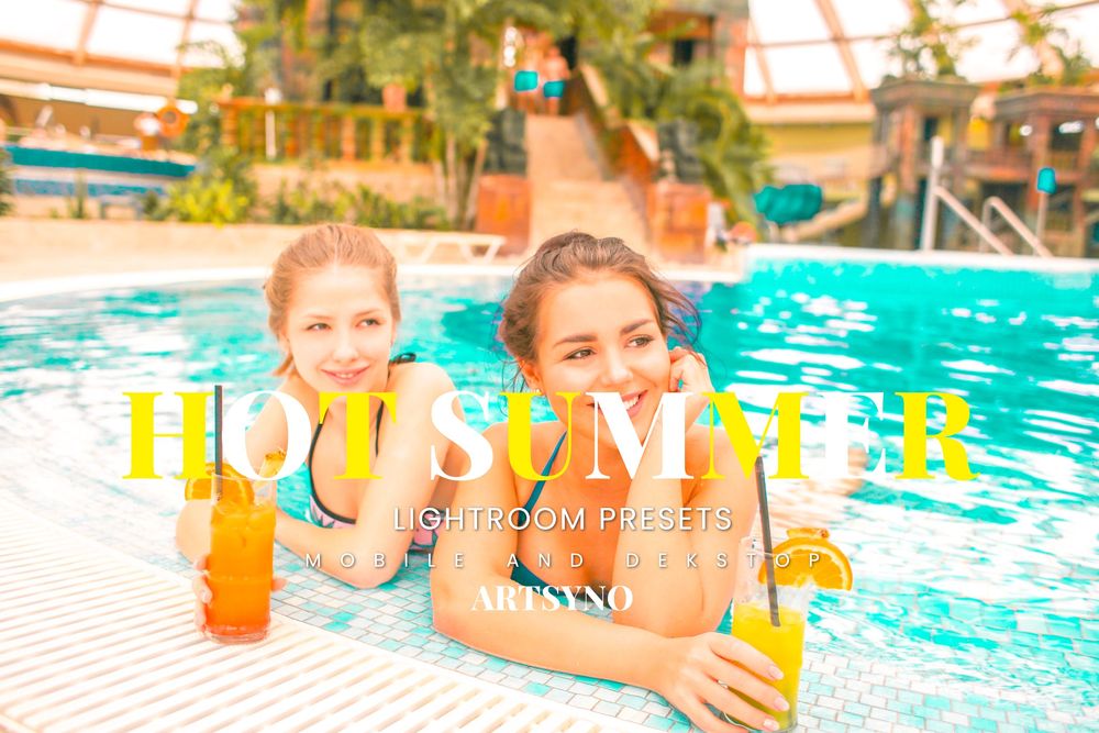 炎热的夏天户外场景环境效果主题拍照预设