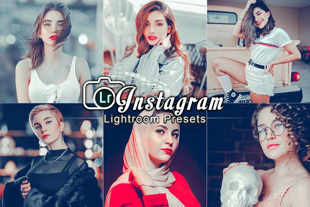 一款人像图片分享应用画面照片预设