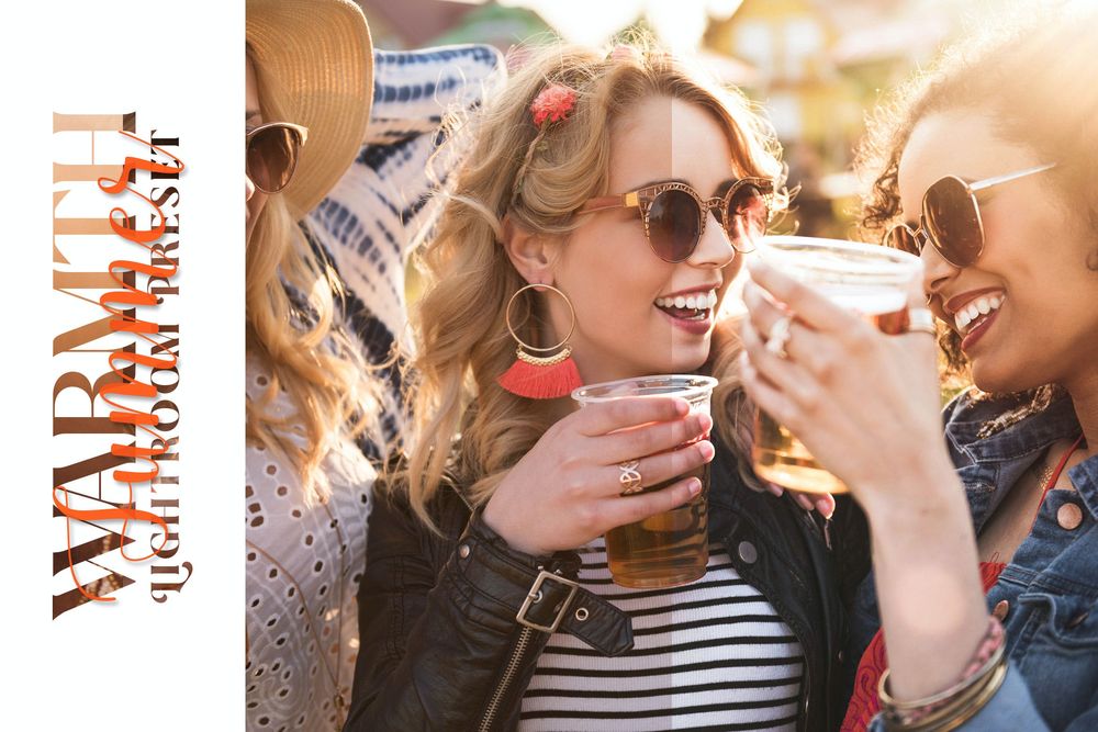 暖夏色调照片画面效果预设