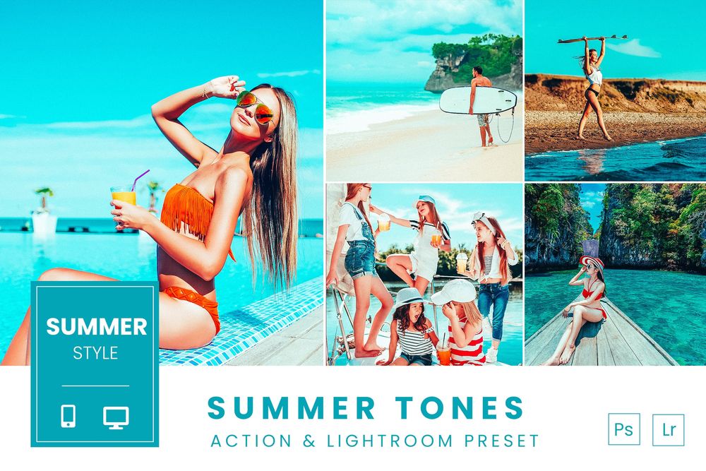 夏日色调美拍预设