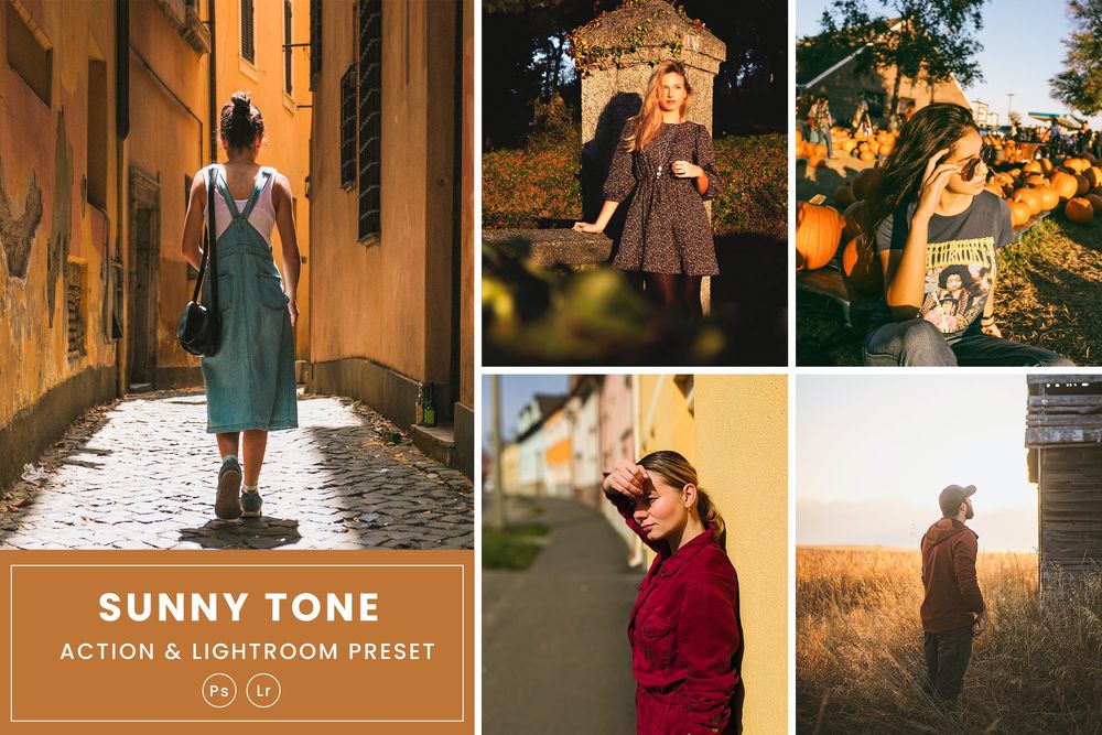 温和阳光之下的画面照片预设