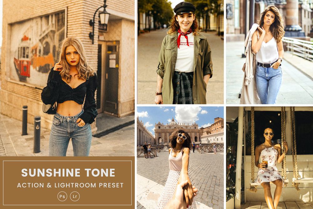 阳光色调画面效果预设