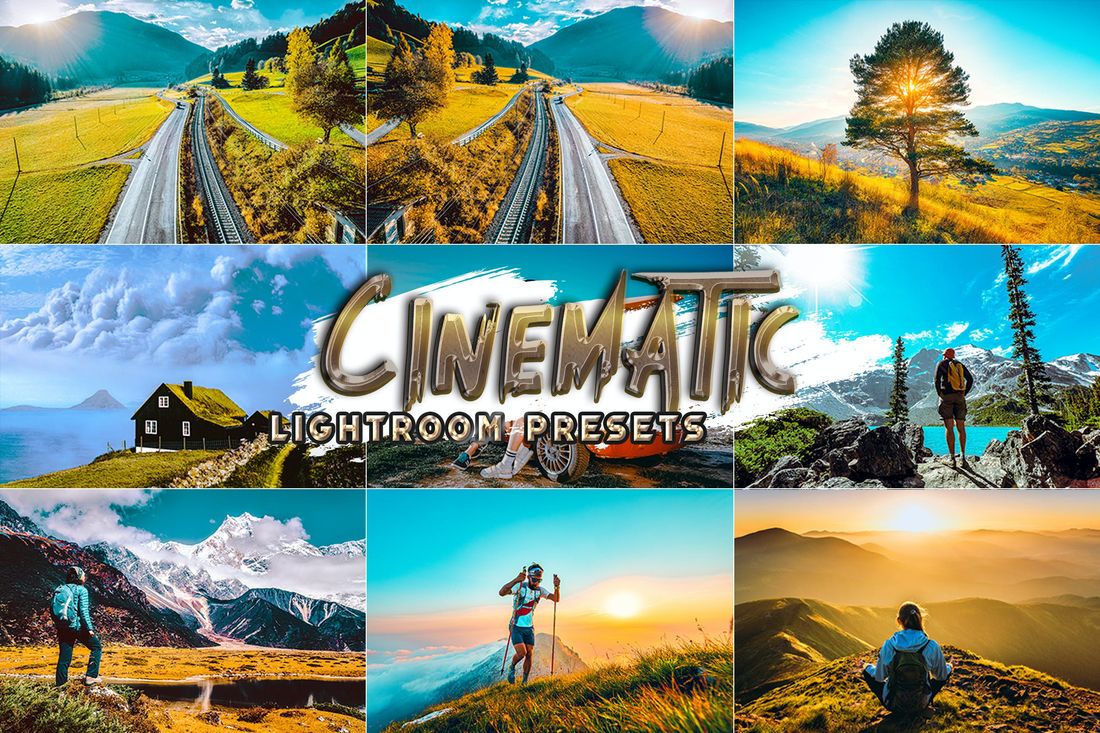 12 Cinematic Travel Presets Lightroom