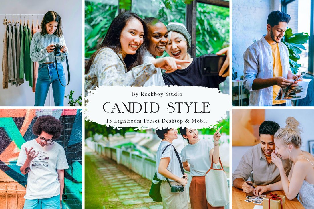 15 Candid Style Lightroom Presets