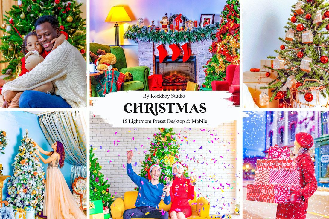 15 Christmas Lightroom Presets