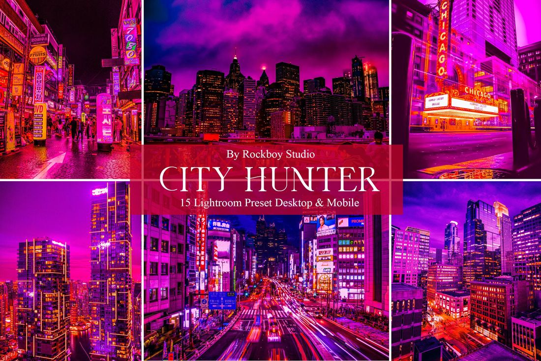 15 City Hunter Lightroom Presets