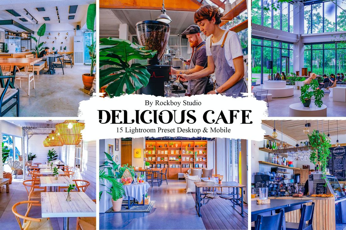 15 Delicious Cafe Lightroom Presets