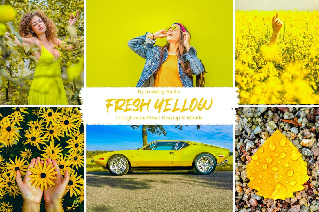 15 Fresh Yellow Lightroom Presets