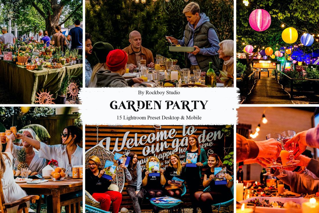15 Garden Party Lightroom Presets