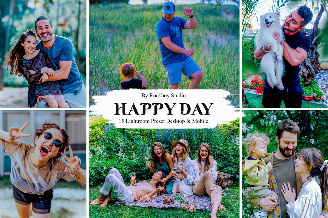 15 Happy Day Lightroom Presets