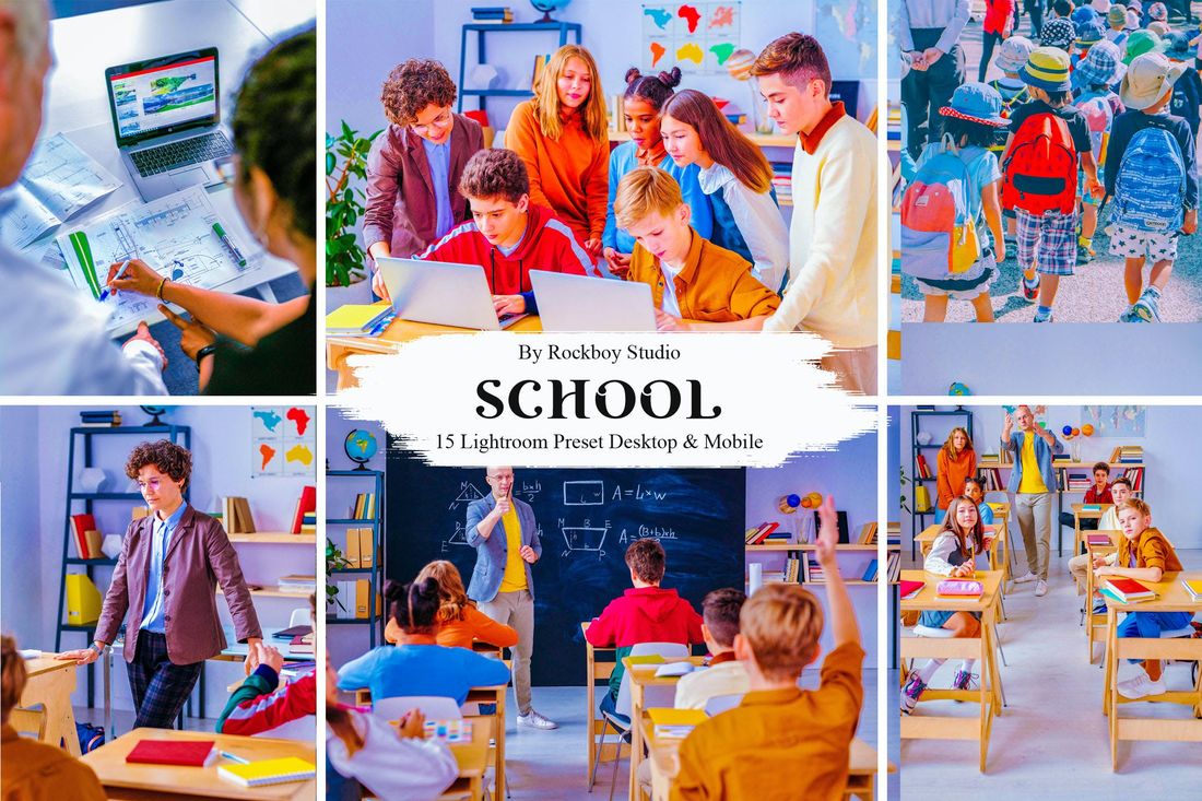 15 School Lightroom Presets
