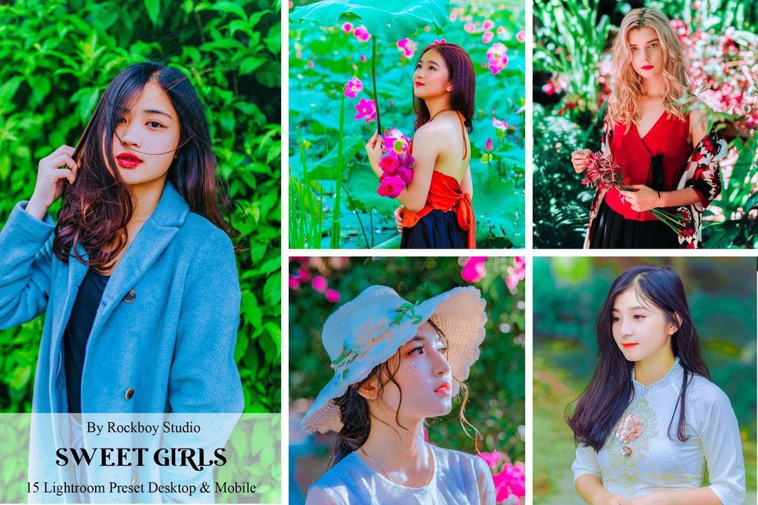 15 Sweet Girls Lightroom Presets