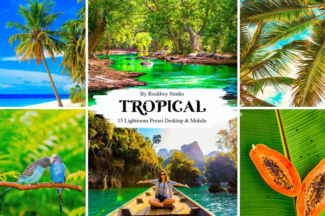 15 Tropical Lightroom Presets
