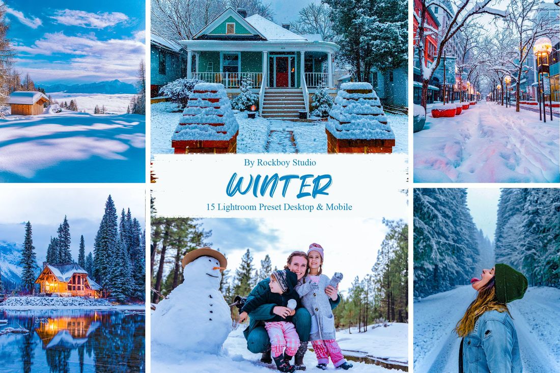 15 Winter Lightroom Presets