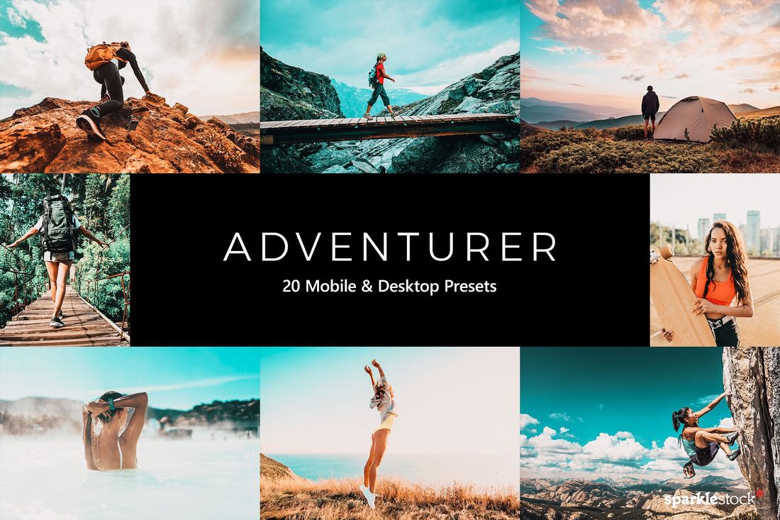20 Adventurer Lightroom Presets & LUTs