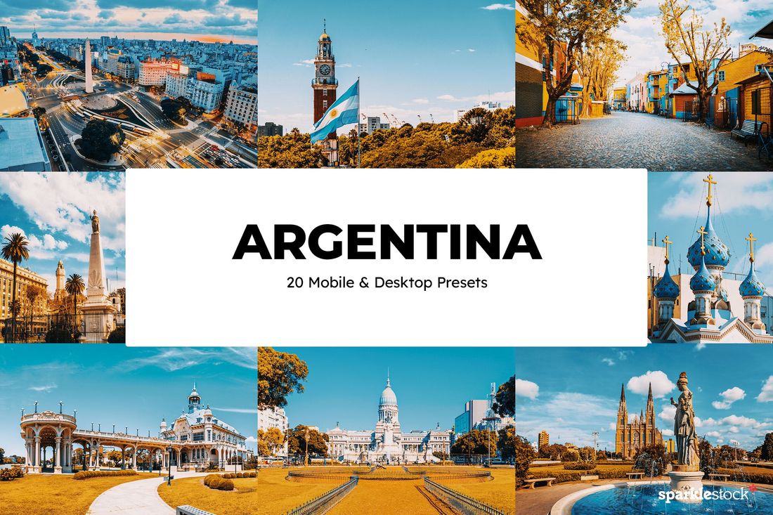 20 Argentina Lightroom Presets and LUTs