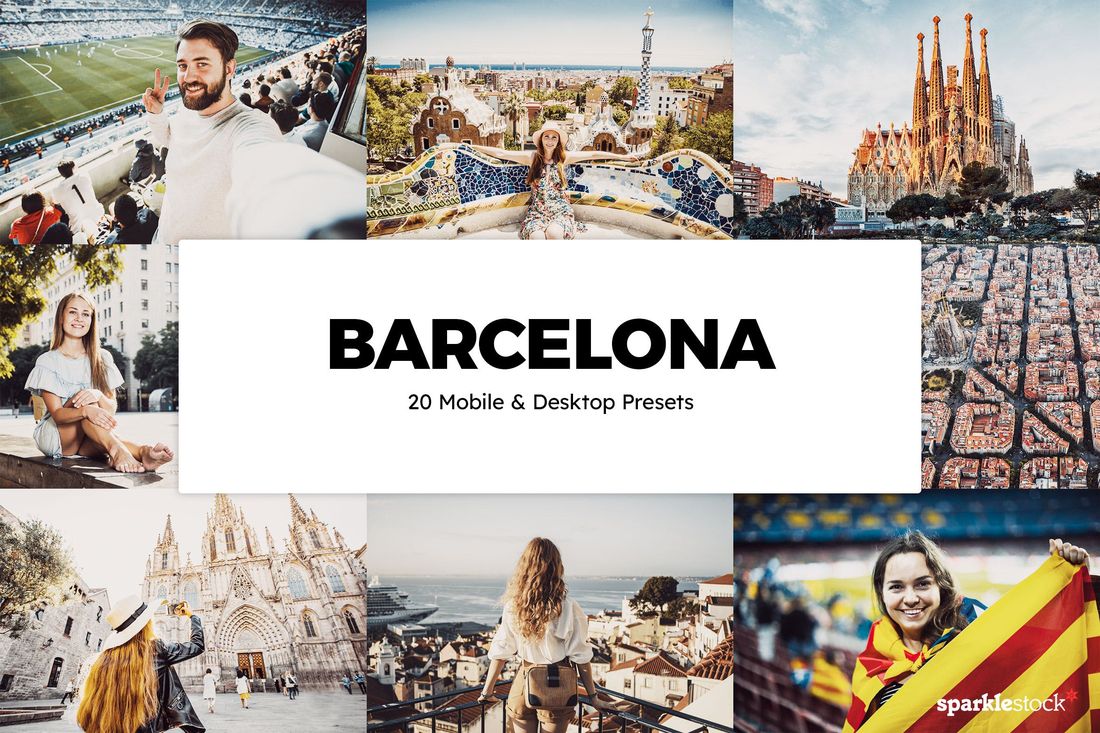 20 Barcelona Lightroom Presets & LUTs