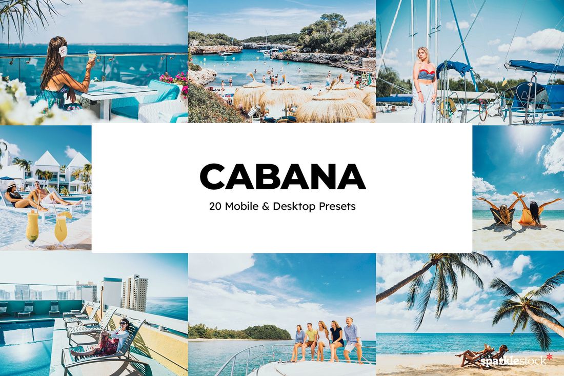 20 Cabana Lightroom Presets and LUTs