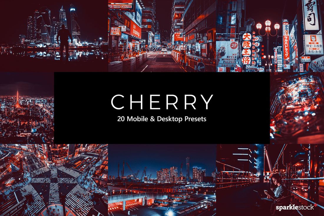 20 Cherry Lightroom Presets & LUTs