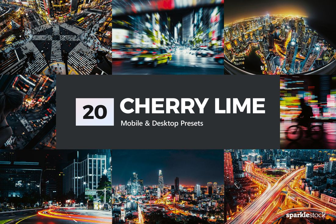 20 Cherry Lime Lightroom Presets & LUTs