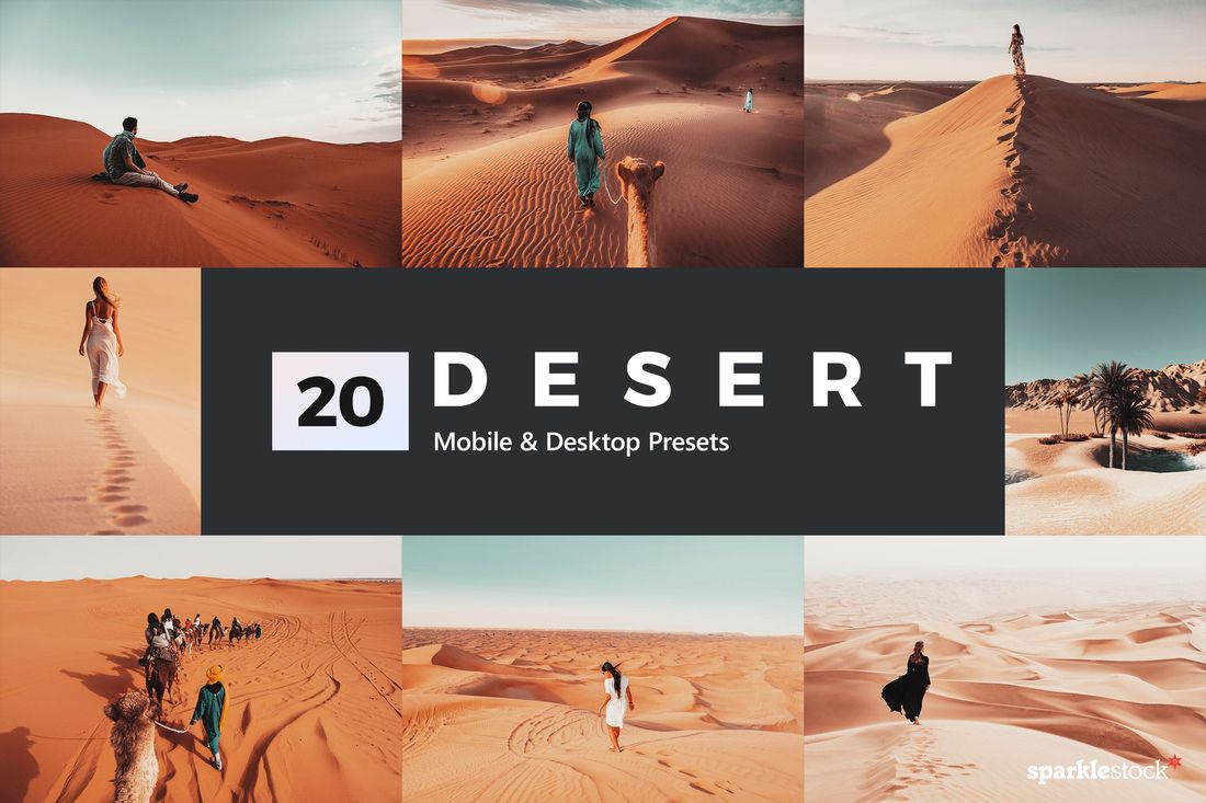 20 Desert Lightroom Presets and LUTs