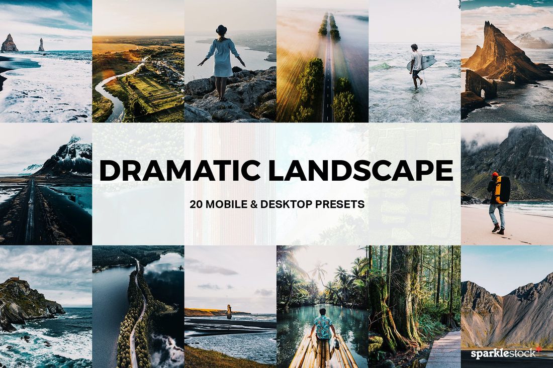 20 Dramatic Landscape Lightroom Presets and LUTs