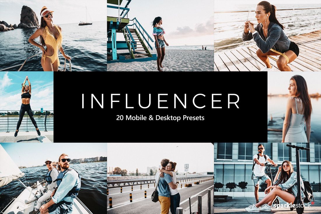 20 Influencer Lightroom Presets & LUTs