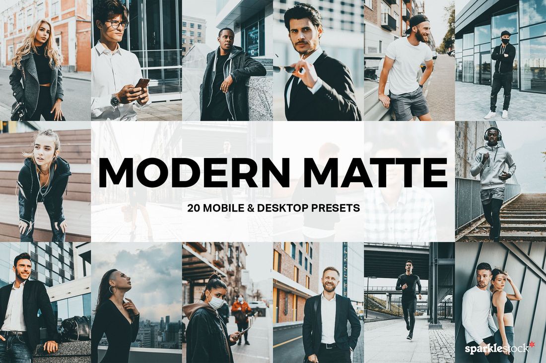 20 Modern Matte Lightroom Presets and LUTs
