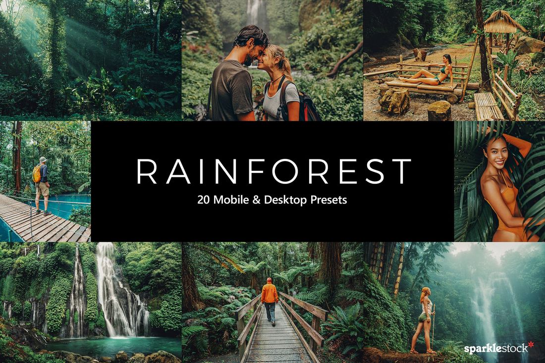 20 Rainforest Lightroom Presets & LUTs