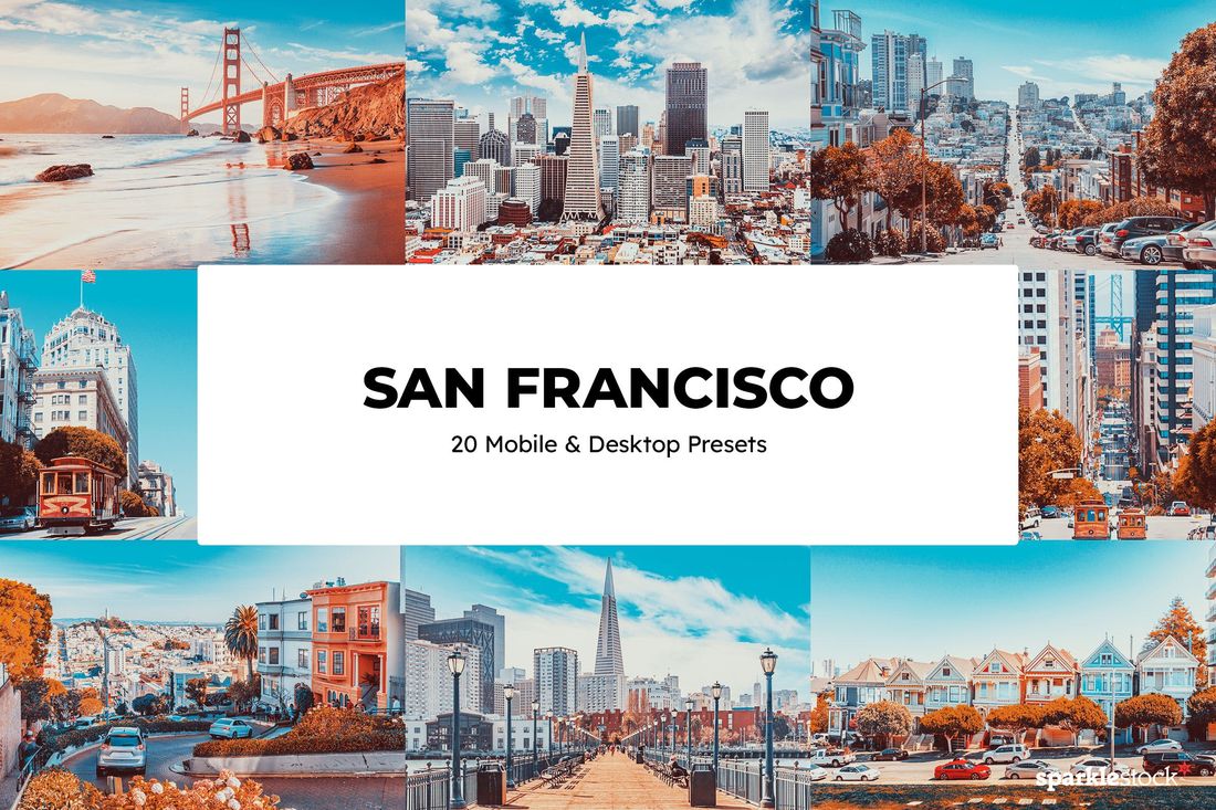 20 San Francisco Lightroom Presets and LUTs
