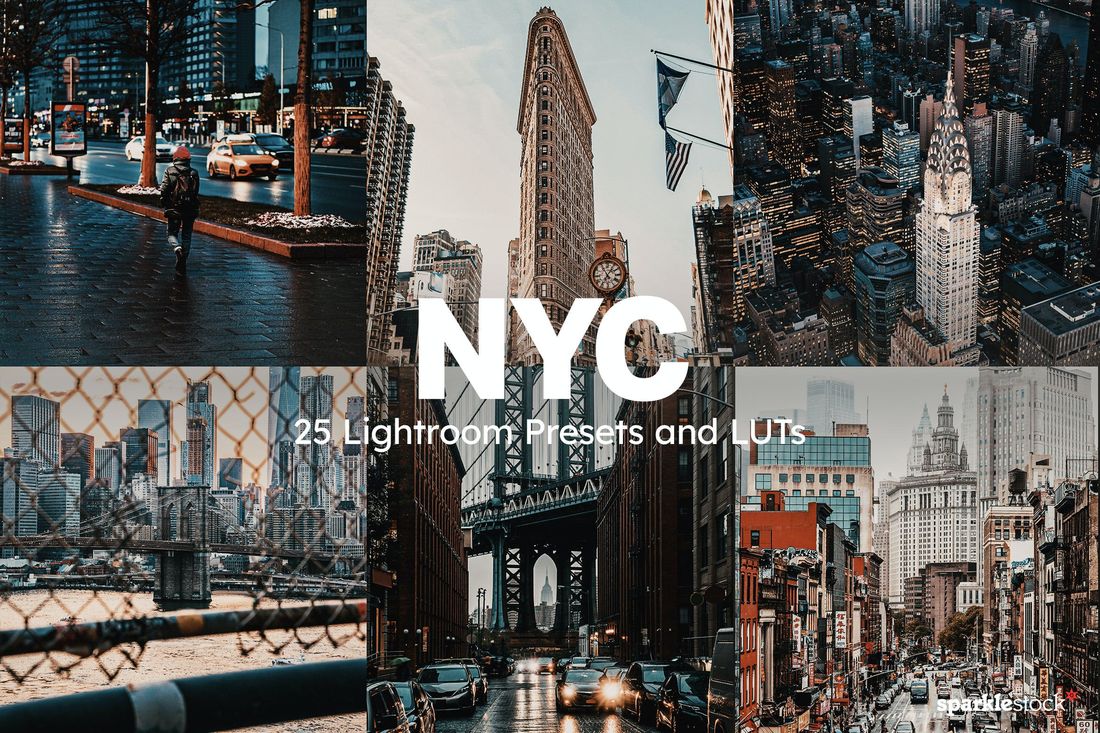 25 NYC Lightroom Presets and LUTs