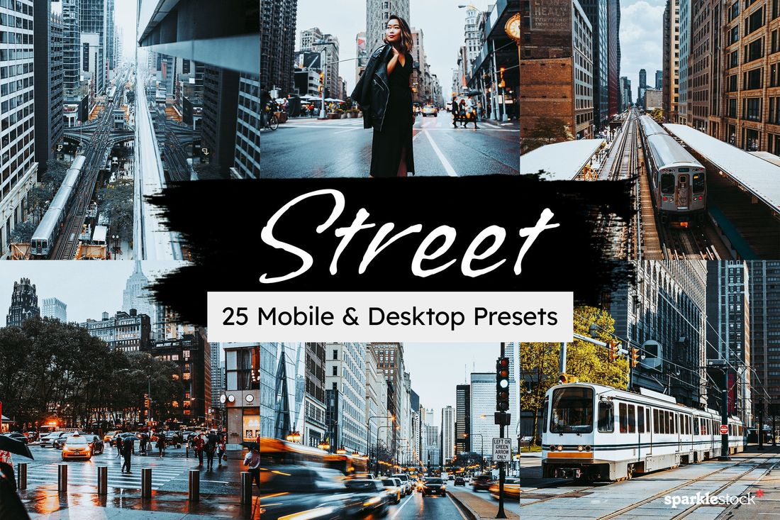 25 Street Lightroom Presets and LUTs