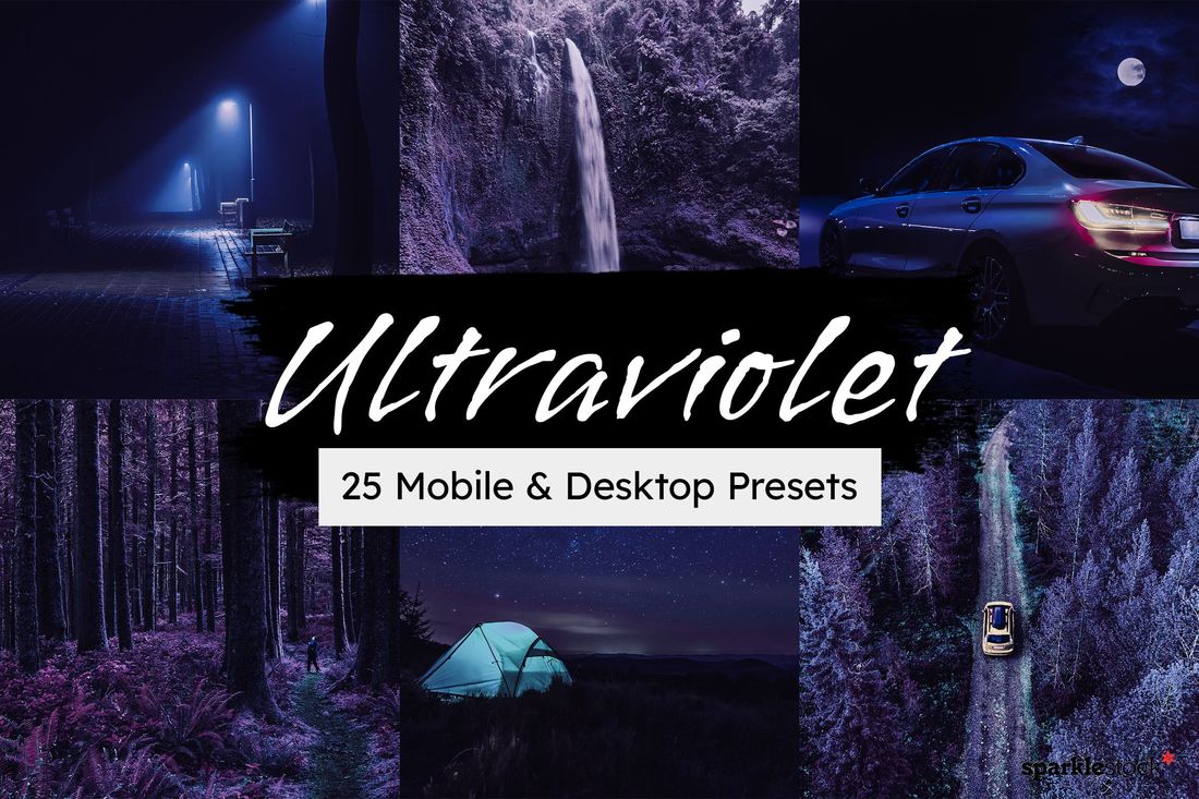 25 Ultraviolet Lightroom Presets and LUTs