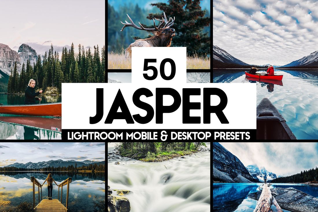 50 Jasper Lightroom Presets and LUTs