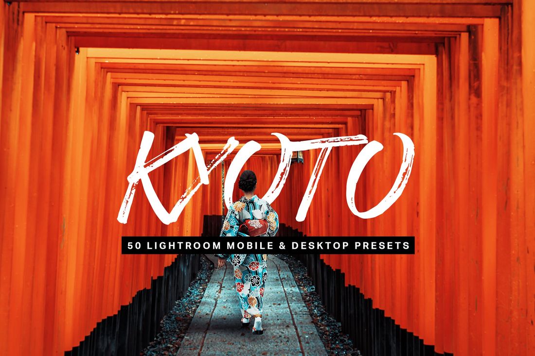 50 Kyoto Lightroom Presets and LUTs