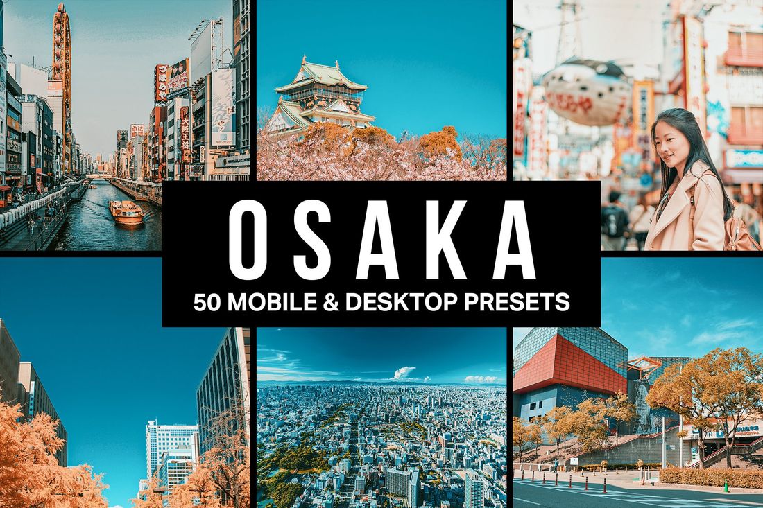 50 Osaka Lightroom Presets & LUTs