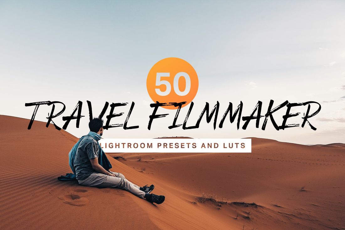 50 Travel Filmmaker Lightroom Presets and LUTs