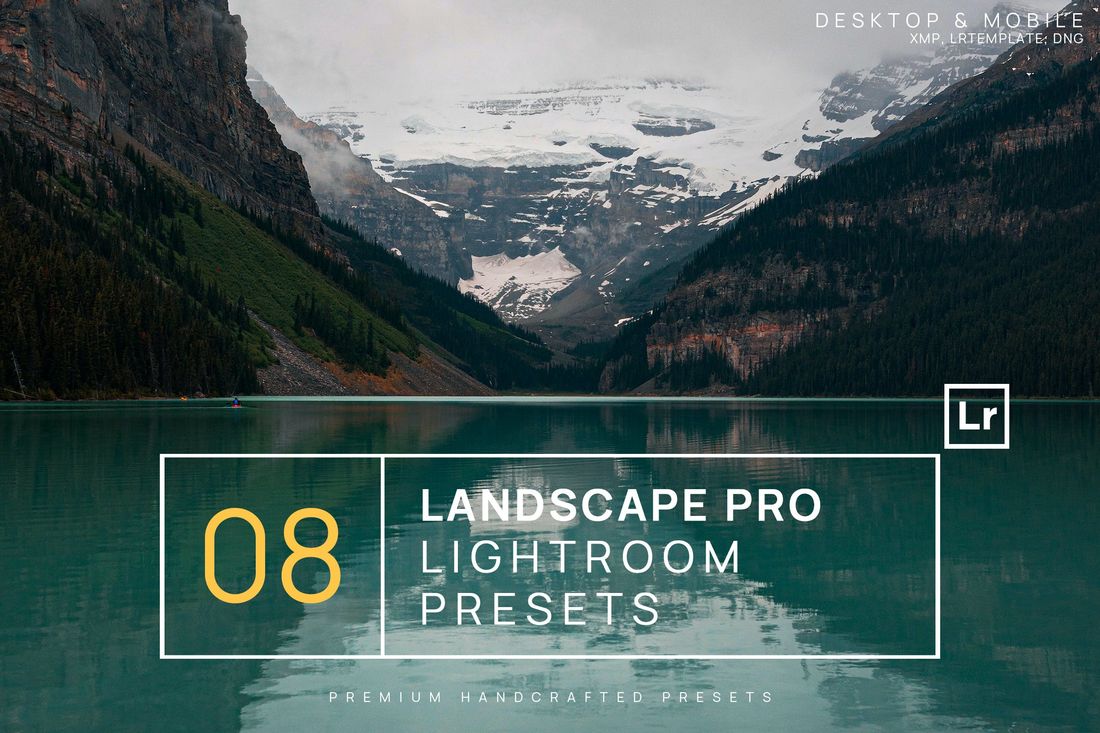 8 Landscape Pro Lightroom Presets Mobile