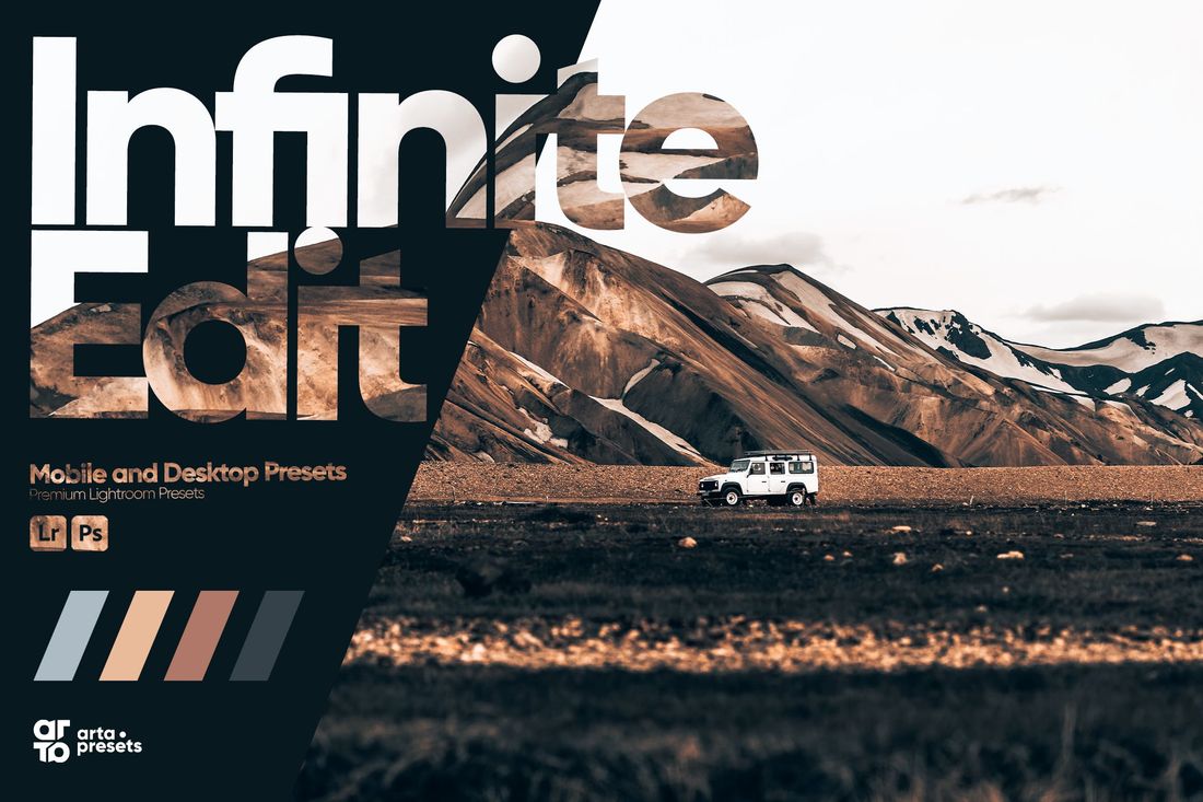 ARTA Infinite Edit Presets for Lightroom