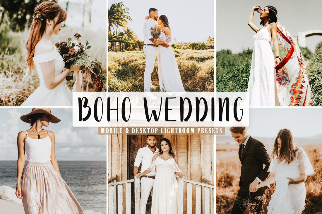 Boho Wedding Mobile & Desktop Lightroom Presets