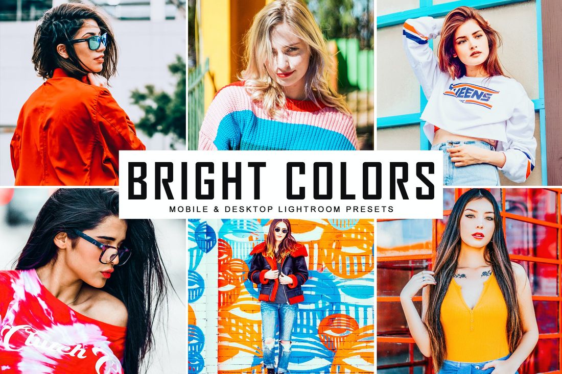 Bright Colors Mobile & Desktop Lightroom Presets