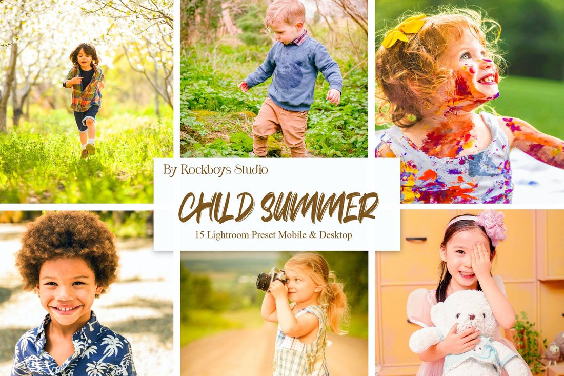 Child Summer Lightroom Presets