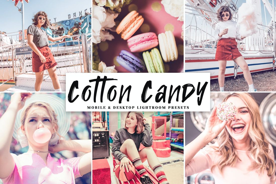 Cotton Candy Mobile & Desktop Lightroom Presets