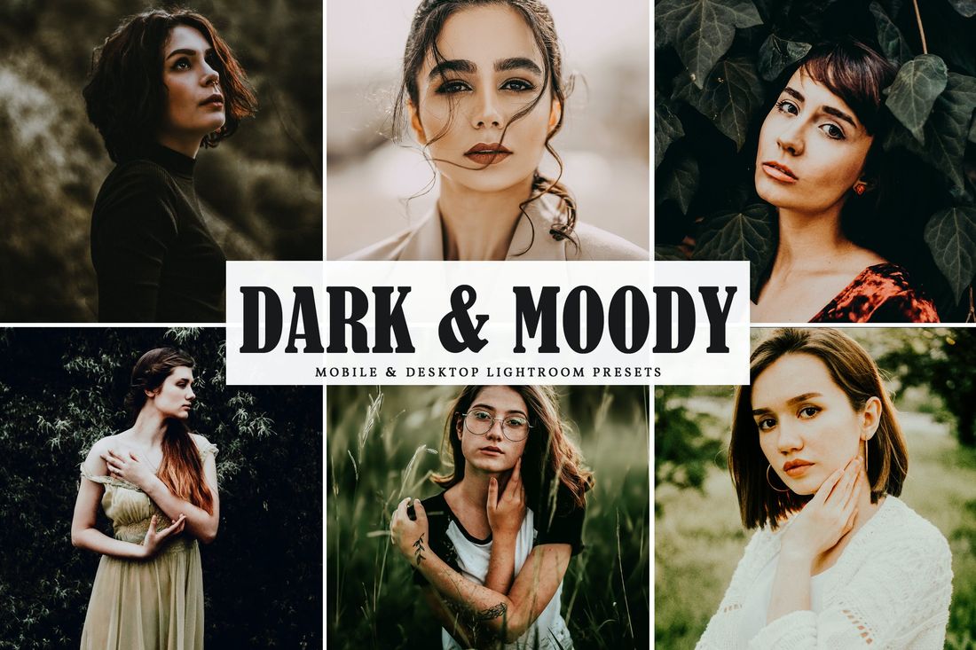 Dark & Moody Mobile & Desktop Lightroom Presets