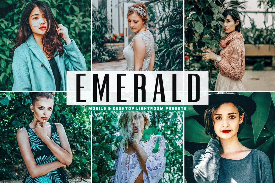Emerald Mobile & Desktop Lightroom Presets