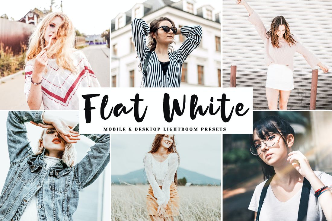 Flat White Mobile & Desktop Lightroom Presets