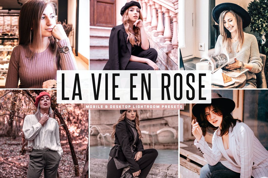 La Vie En Rose Mobile & Desktop Lightroom Presets